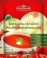 New products in product group Podravka dishes Cream of mushroom soup is an extremely thick, cream soup with intensive flavour of boletes and button mushrooms complemented with fine pieces of