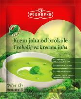 Cream broccoli soup is a mild, creamy and thick soup from broccoli and a fine blend of selected spices that provide a full flavour.