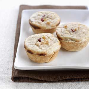 Fruited Potato Tarts A creamy sweet filling with mashed potatoes is the foil for dried apricots and cranberries in this little tart.