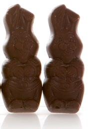 (Code: 1377) (In cases of 7 x 150g) Nutty Filled Chocolate Eggs 3 hen-sized chocolate eggs filled
