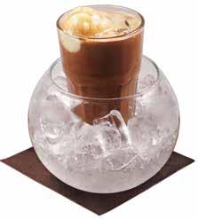 ICED CAPPUCCINO 冰卡布奇諾咖啡 ICED LATTE 冰拿鐵咖啡 JUICES 果汁 CARROT 紅蘿蔔 WATERMELON, PINEAPPLE, MANGO