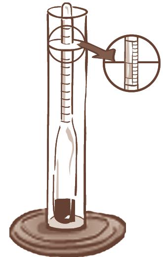 pour the cooled wort and, finally, add cold water to the mixture (find the right water quantity in the range guide). fig. 2 Fermentation: the starting point Measure the initial (fig.