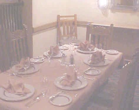 The table in this room is the same that spent decades in the kitchen of their ranch. The Buddy Major Room- Mr.