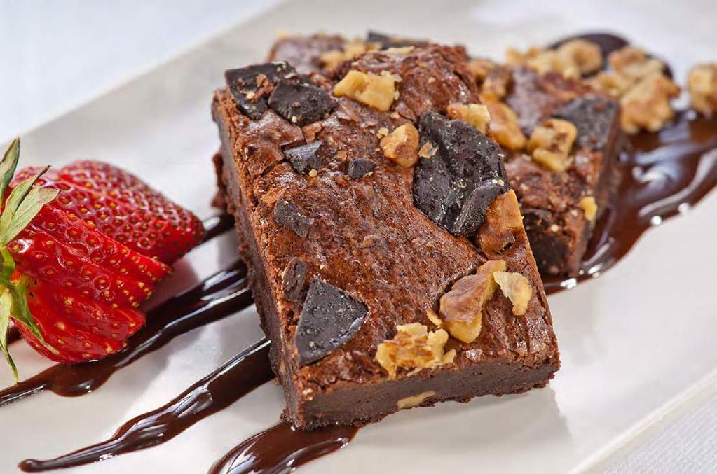 Fudge Nut Brownie Calling all chocolate lovers: the rich, fudge flavor of this nut brownie is beyond compare!