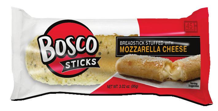 5 0 Individually Wrapped Breadsticks 7067-0 I/W WG Cheese Breadsticks. 7 stick 0.5.75 0 Pizza 704-0 WG Reduced Fat Stuffed Crust Pizza 5.
