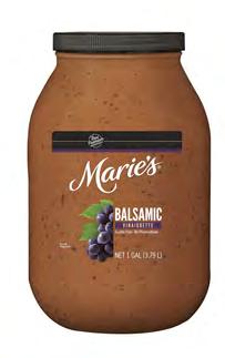 Product Number: 22433-MRE NEW FLAVOR WATER, BALSAMIC VINEGAR, SOYBEAN OIL, RED WINE VINEGAR, BROWN SUGAR, EXTRA VIRGIN OLIVE OIL, CONTAINS LESS THAN 2% OF SALT, FRUIT & VEGETABLE JUICE (COLOR),