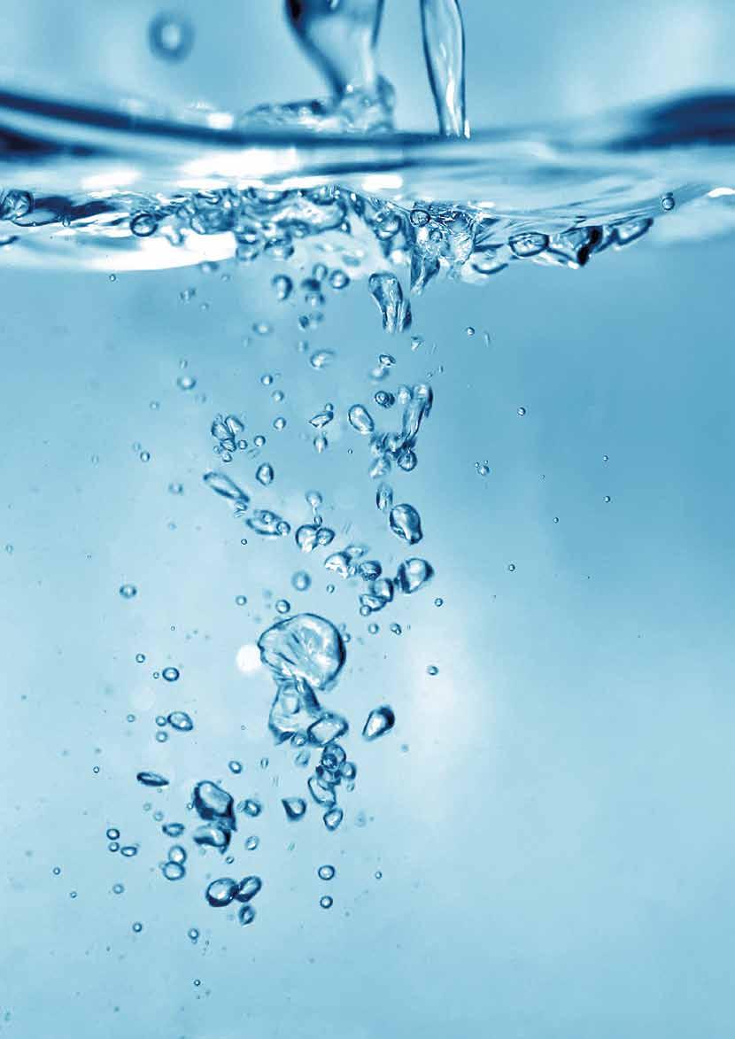 Creating noticeable added value. Water is both the elixir of life and a valuable raw material.