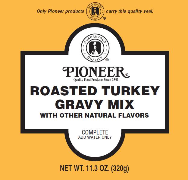 Pioneer Roasted Turkey Gravy Mix Each case contains 6 11.