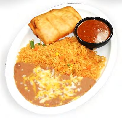 Your choice of ground or shredded beef, with beans topped with chili or