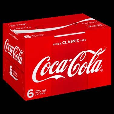 $7 Coca Cola & Other* 375ml 6 Pack