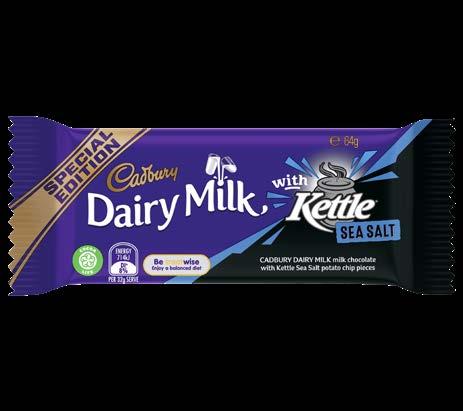 Cadbury Dairy Milk with Kettle Sea Salt Chip