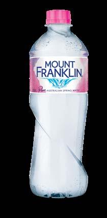 Coca Cola 600ml or Mount Franklin 600ml 3 when you buy any sandwich^ Offer available while stocks last.