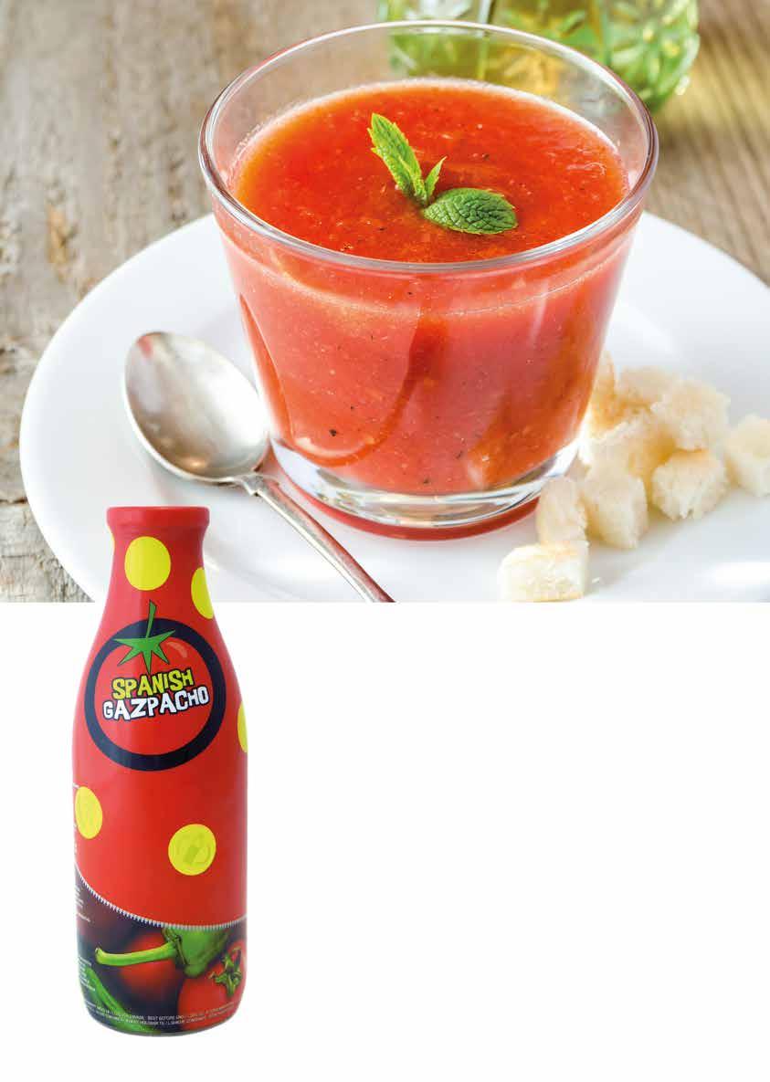 Spanish Gazpacho The chilled soup of excellence in Spanish gastronomy.