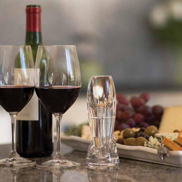 Essential Red Wine Aerator Speed up the aeration process with the Vinturi Reserve Red Wine aerator, a premium version of the classic, award-winning aerator that s elegant enough for the most formal