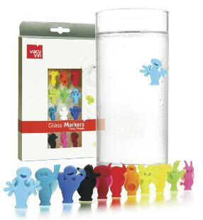 WHO S LOOPED SILICONE STEMWARE MARKERS #57000 Fish