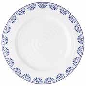 Sophie Blue collection tableware dinner plate