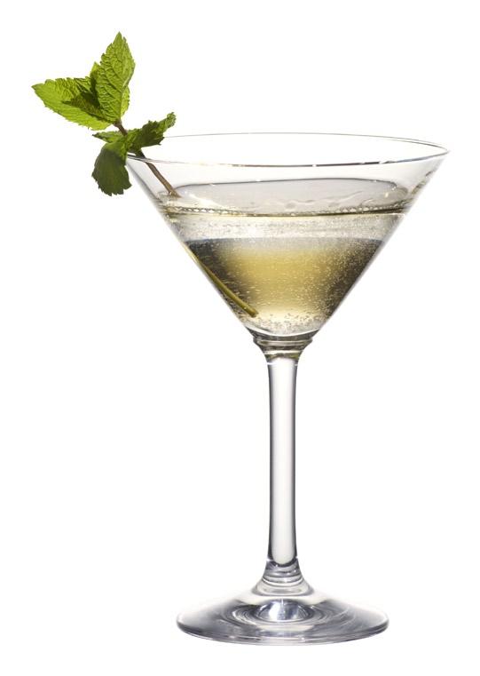 Camitz Sparkling Chablis Martini Martini Mint sprig Stir all ingredients with ice (except Camitz Sparkling Vodka) and fine strain into chilled, Then layer Camitz Sparkling Vodka by