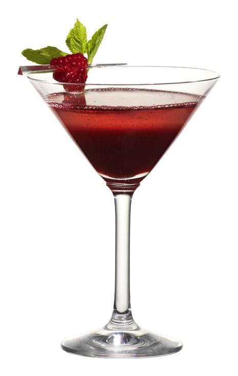 Camitz Sparkling Pinot Noir Martini Martini Raspberry on stick and mint sprig Muddle raspberries in base of shaker. Add other ingredients (except Camitz Sparkling Vodka).