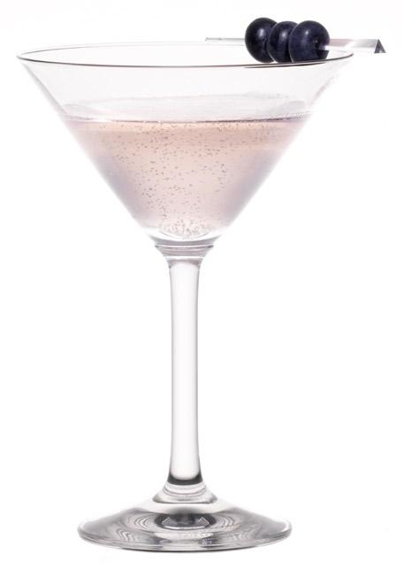 Camitz Sparkling Blueberry Martini Martini Fresh blueberries on stick Shake all ingredients with ice (except Camitz Sparkling Vodka) and strain into chilled.