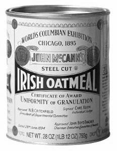 wholegrain Irish oats