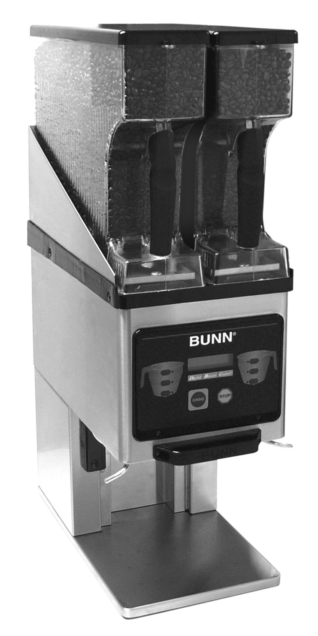 MHG for use with Smart Funnel INSTALLATION & OPERATING GUIDE BUNN-O-MATIC CORPORATION POST OFFICE BOX 3227 SPRINGFIELD, ILLIIS 62708-3227 PHONE: (217) 529-6601 FAX: (217) 529-6644 To ensure you have