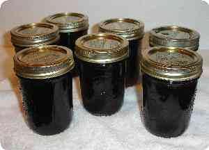 Table 1. Recommended process time for Muscadine Grape Jelly in a boiling water canner.
