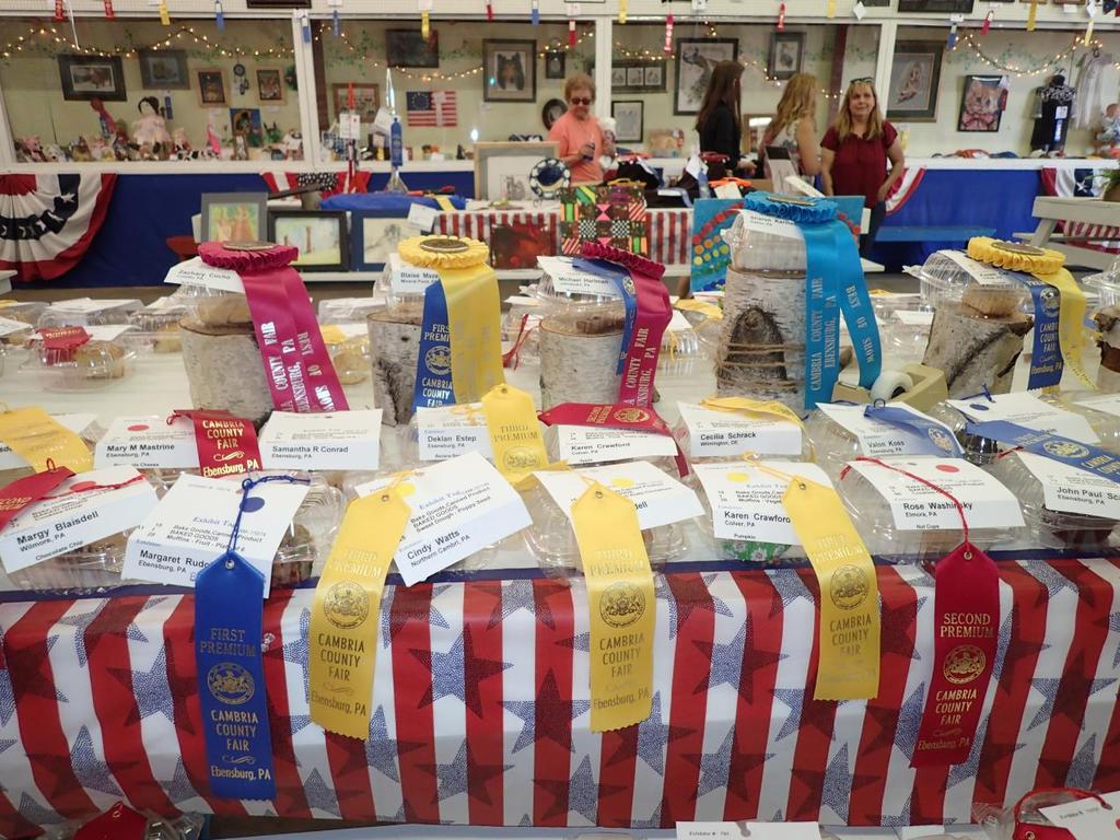 2017 CAMBRIA COUNTY FAIR PREMIUM BOOK DEPARTMENT 10 -, DEPARTMENT 11 and DEPARTMENT 15 CLASS BAKED GOODS & CANNED PRODUCTS RULES & INFORMATION 1. All Exhibits must be made by exhibitor from scratch.