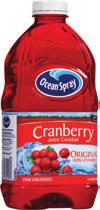 Spray Cranberry Juice Cocktail 64 oz btl,