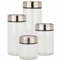 Kitchen Products Glass Canister Set with