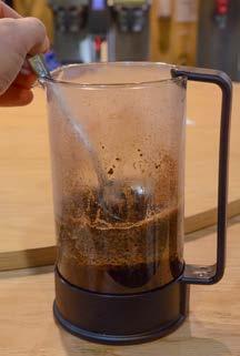CHAPTER II: PREPARATION STANDARDS > DRIP COFFEE STANDARDS > FRENCH PRESS 3 Using water