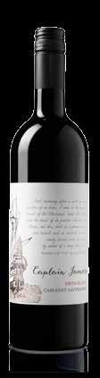 RESERVE CAPTAIN JAMES CABERNET SAUVIGNON 95 92 Blackcurrant and cassis aromas. Slippery tannins big fruit driven palate with barrel complexity and tight focussed finish.