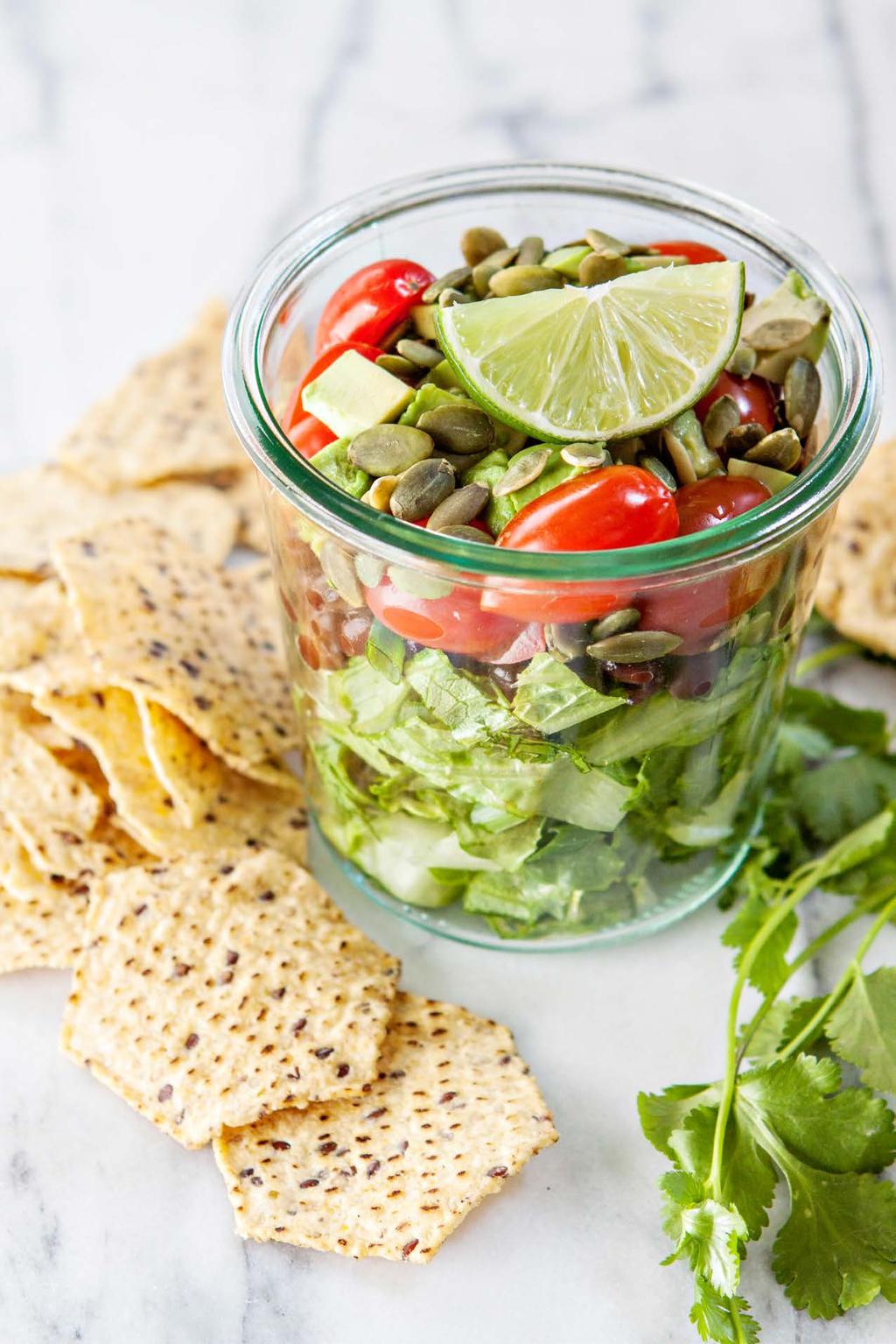 12. Taco in a Jar Make every night taco Tuesday with this easy Taco Salad in a jar.