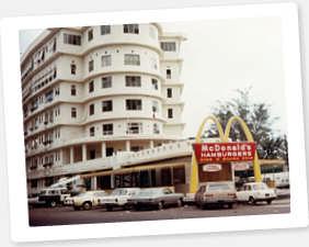 1967: McDonald's Goes International The first