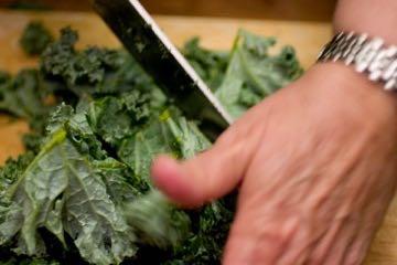 Veggies 101: All About Kale The stems are edible, yet tough. You may toss them or they can be used in recipes where you ll be sautéing onions or other veggies in the dish.