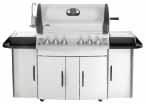 the napoleon grilling system 1) High intensity ceramic infrared SIZZLE ZONE bottom burner for searing perfection and restaurant style grilling (right side).