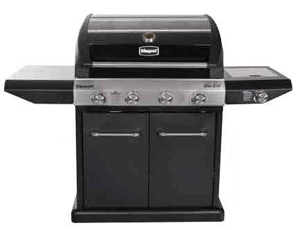 SUPREME W 210 552899 This barbecue will provide you with the six burner set up finished in a classy black finish with vitreous enamel window hood balanced discreetly with a 304 stainless steel front