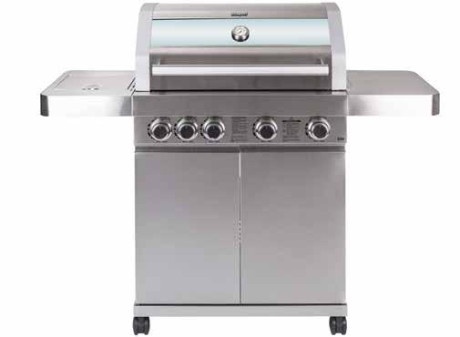 Will provide many years of reliable service. MB4000 $699 A good looking barbecue finished in a gloss piano black powdercoat paint, with an attractive stainless steel trim.