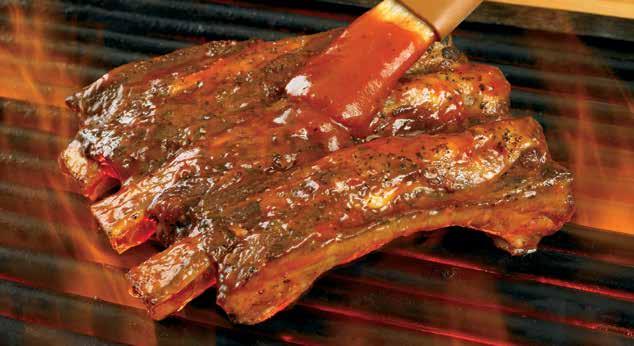 Succulent and saucy, each rack is smoked, grilled to perfection and brushed with a tangy BBQ sauce.