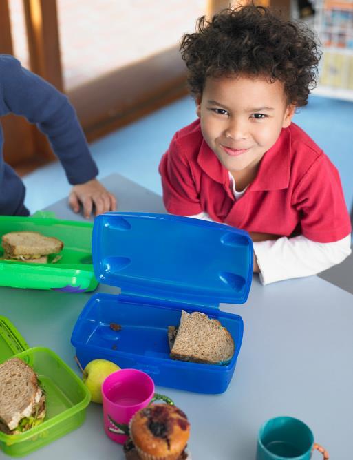 Aim to pack three (3) to four (4) food groups for lunch. Include at least two (2) food groups for snack. Add FUN to your child s lunch!