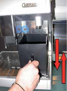 MILK FROTHER ADJUSTMENT INFORMATION PROCEDURE AND DISPENSING RESET OPEN THE FRONT DOOR TO ACCESS THE FOLLOWING ADJUSTMENTS (ONLY LM MACHINE) Foam setting The milk frother is equipped with a FOAM