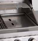 Select either 6 or 4 burners plus a motorised rotisserie with a ceramic rear burner, reversible