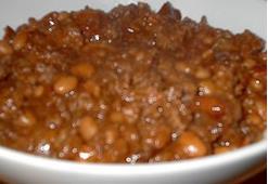 Cowboy Beans Contains: Tomato, Onion, Garlic cal g g g g mg g Serving Size = 2 oz Ground Turkey, BBQ Sauce (Water, Vinegar, High Fructose Corn Syrup, Tomato Paste, Sugar, Salt, Modified Food