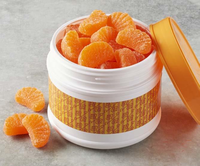 463 Orange Slices Dulces rodaja de naranja Packing a powerful citrus punch,