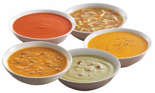 Soups 5 for $ 16.