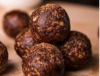 Recipes Raw Bliss Balls 1 cup raw almonds 10 medjool dates, pits removed 2 tablespoons almond butter 1 tablespoon maple syrup 2 tablespoons cacao or cocoa 1/2 teaspoon natural vanilla extract pinch