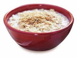 Make oatmeal even more delicious by adding toppings such as brown sugar or honey, granola or fresh fruit.