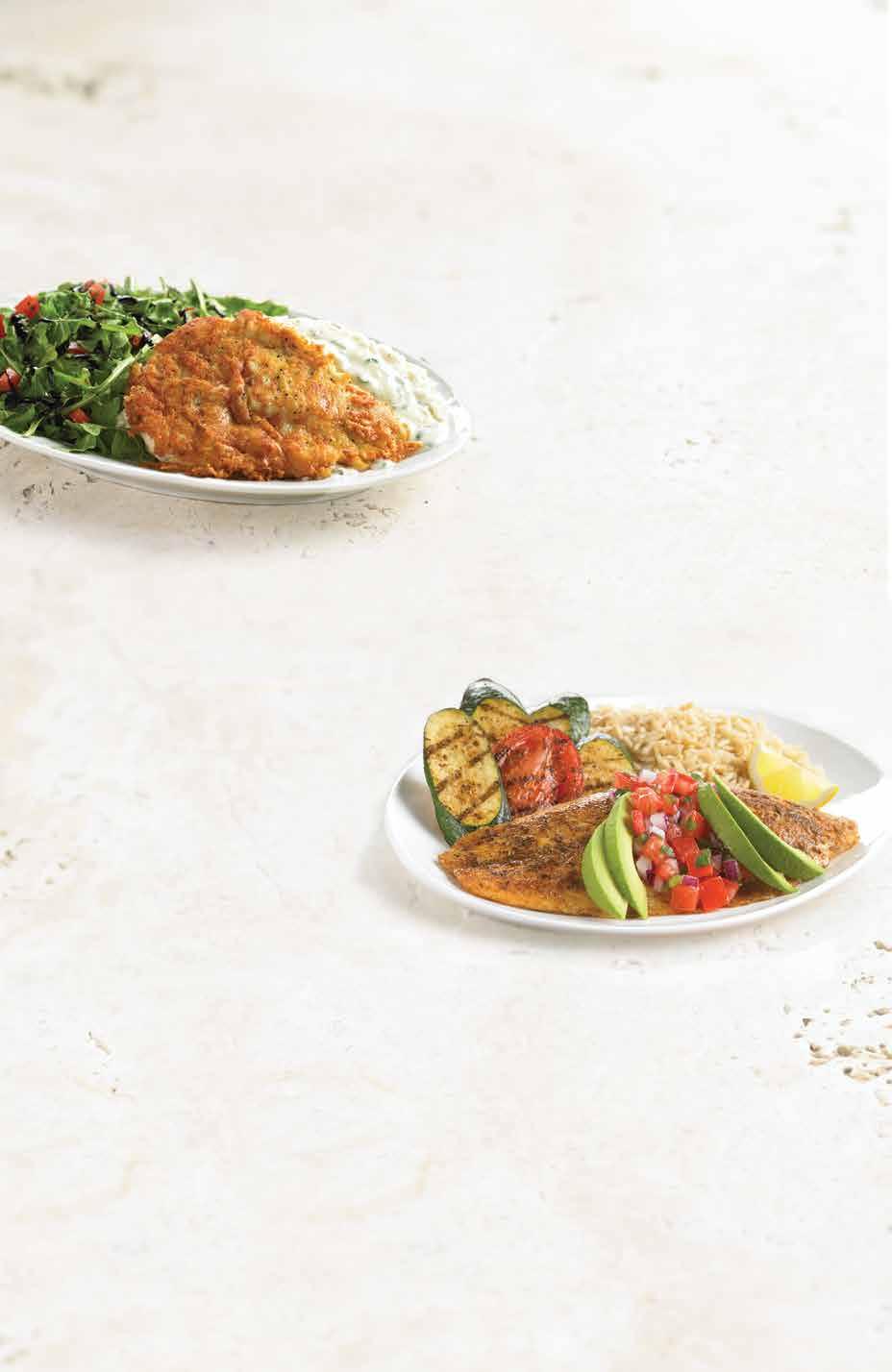 Signature It s the Delicious recipes made with the freshest ingredients and spices. Add a Fresh Garden Salad or Cup of Coco s Signature Soup to any entrée for $2.49 SEAFOOD way!