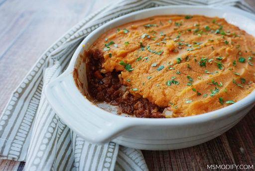 Sweet Potato Shepherd s Pie Planned for Supper on Tuesday, January 2, 2018 Source: msmodify.