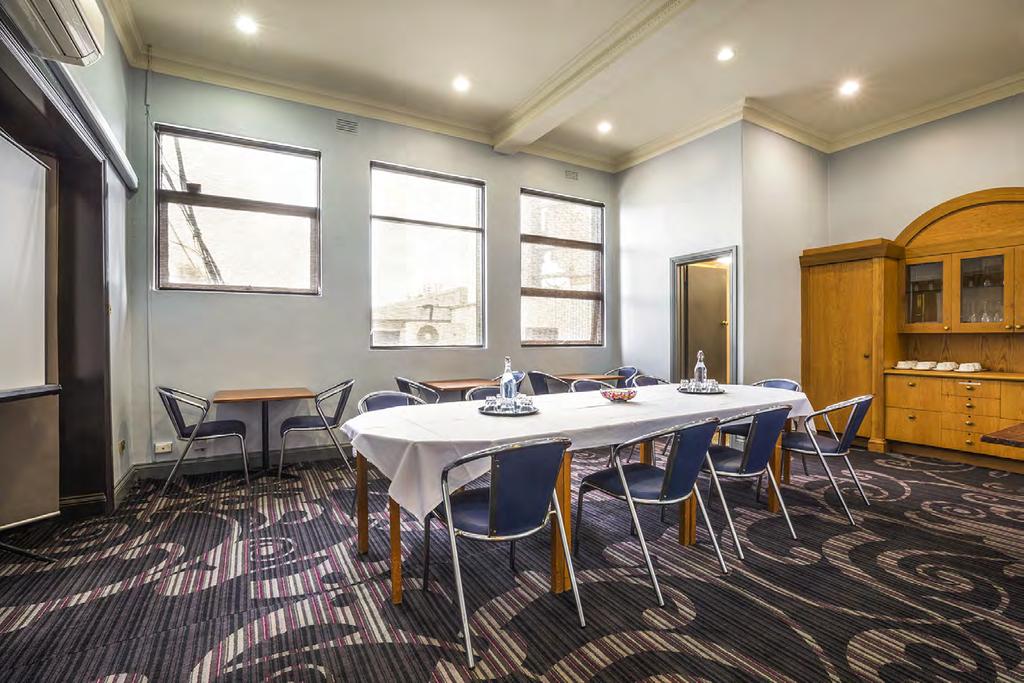 Function Rooms THE CONFERENCE ROOM This intimate space is ideal for boardroom meetings, training seminars and small scale presentation evenings.