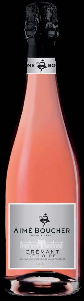 Crémant de Loire BRUT Rosé AOP VINEYARD Different parcels from the Saumurois vineyard, mostly on clay and chalky soils. Hand-picked in small 25 kg crates.